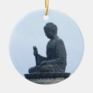 Ornamento De Cerâmica Buda