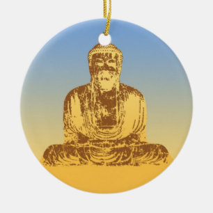 Ornamento De Cerâmica Buda Gráfico