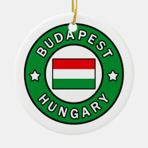 Ornamento De Cerâmica Budapest Hungria
