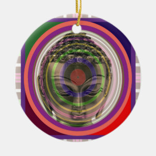 Ornamento De Cerâmica BUDDHA no DIVERTIMENTO de Guru do santo do