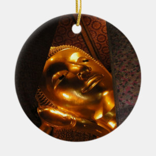ORNAMENTO DE CERÂMICA BUDHA