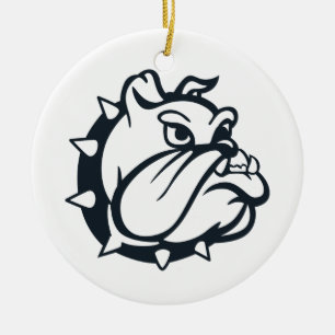 Ornamento De Cerâmica Buldogue