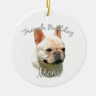 Ornamento De Cerâmica Buldogue francês Mãe 2