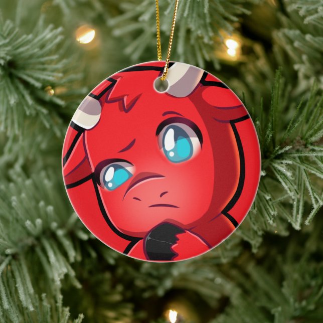 Ornamento De Cerâmica Bullpew-Sus (Árvore)