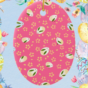 Ornamento De Cerâmica Bunnies