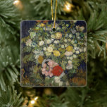 Ornamento De Cerâmica Buquê de Flores num Vaso | Vincent van Gogh<br><div class="desc">Buquê de Flores num Vaso (1890) | Arte original do famoso artista neerlandês Vincent Van Gogh (1853-1890). A pintura retrata uma vida estática com um cheio de flores misturadas em um vaso. Use as ferramentas de design para adicionar texto personalizado ou personalizar a imagem.</div>
