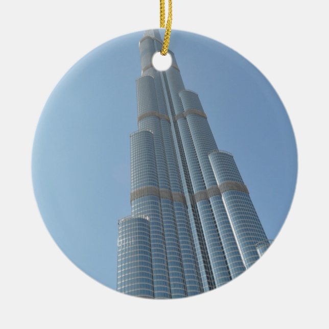 Ornamento De Cerâmica Burj Khalifa 3 (Frente)