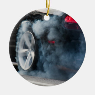Ornamento De Cerâmica Burout de carro preto