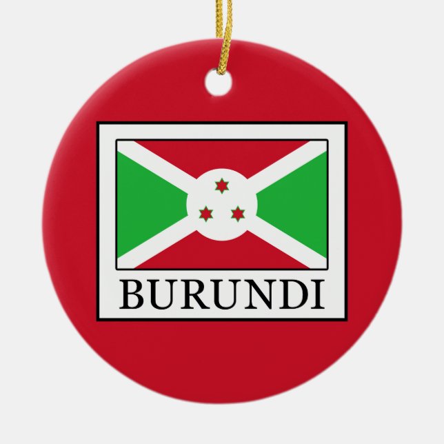 Ornamento De Cerâmica Burundi (Frente)