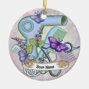 Ornamento De Cerâmica Butterfly Beautician
