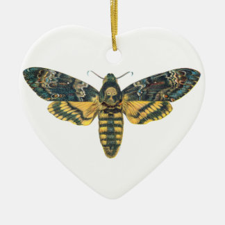 Ornamento De Cerâmica Cabeça da Morte Hawk Moth, Grande Mama, Impressão