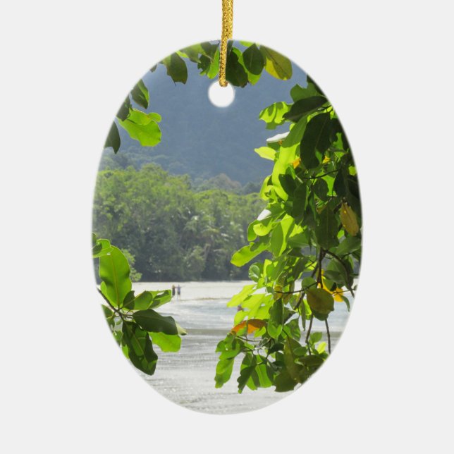 Ornamento De Cerâmica Cabo Tribulação - Austrália (Frente)