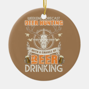 Ornamento De Cerâmica Caça Engraçada