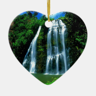 Ornamento De Cerâmica Cachoeira Opaekaa Kauai Havaí