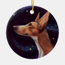 Cachorro e Stars Art Night Sky