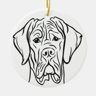 Ornamento De Cerâmica Cachorro pendente baba