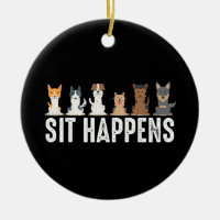 Cachorros Sentados Legal Sit Happens Divertido