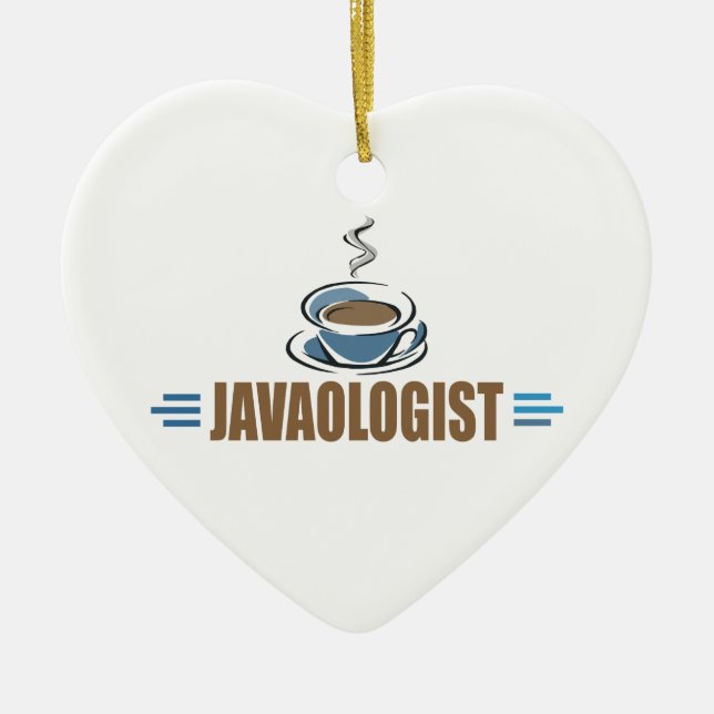 Ornamento De Cerâmica Café Engraçado (Frente)