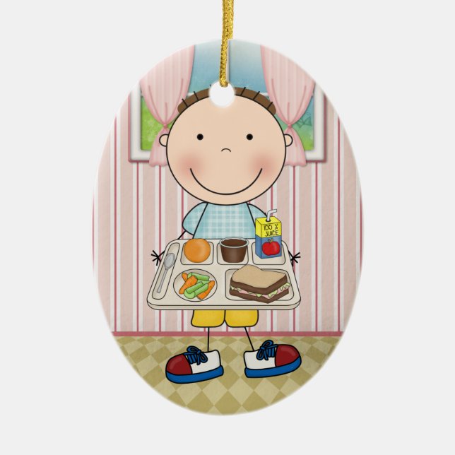 Ornamento De Cerâmica Café Escolar - SRF (Frente)