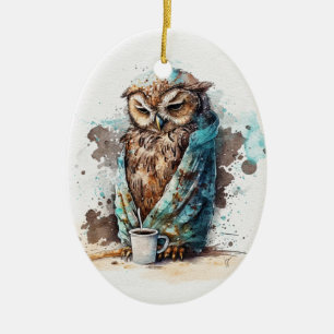 Ornamento De Cerâmica Café, por favor