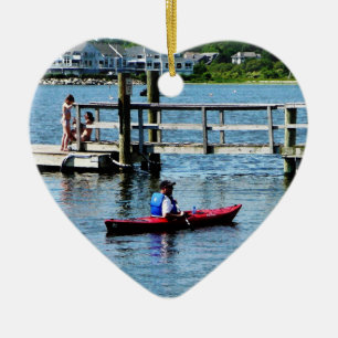 Ornamento De Cerâmica Caiaque Bristol RI