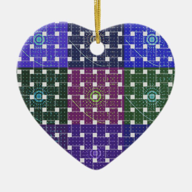 Ornamento De Cerâmica caixas bonitinhas (Frente)