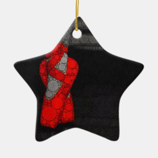 Ornamento De Cerâmica Calçados Ballerina Balé (Frente)