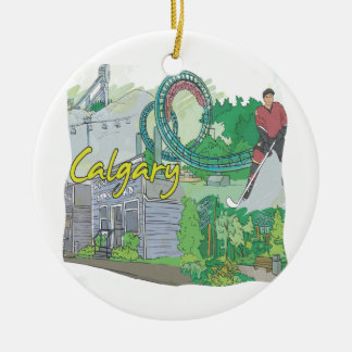 Ornamento De Cerâmica Calgary