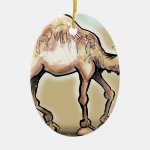 Ornamento De Cerâmica Camel