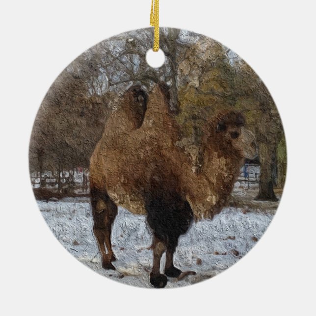 Ornamento De Cerâmica Camel Art (Traseira)