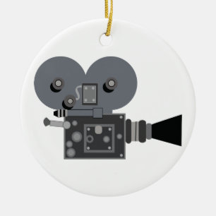 Ornamento De Cerâmica Câmera de filmes