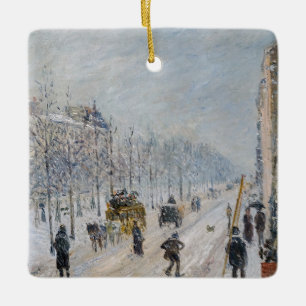 Ornamento De Cerâmica Camille Pissarro - Boulevares Exteriores, Efeito d