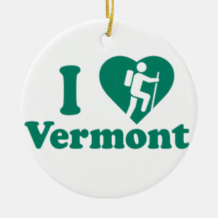 Ornamento De Cerâmica Caminhada Vermont