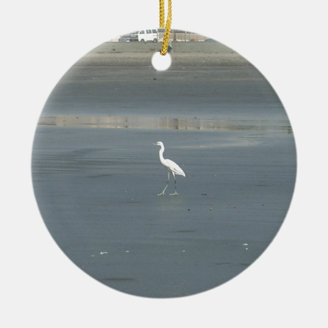 Ornamento De Cerâmica Caminhando solo.JPG (Frente)