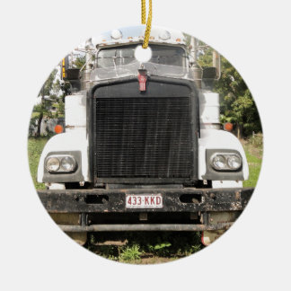 Ornamento De Cerâmica Caminhão clássico de Kenworth
