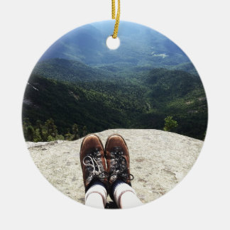 Ornamento De Cerâmica Caminhar sobre o mundo (versão 1)