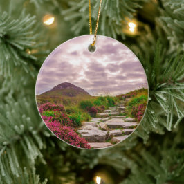 Ornamento De Cerâmica Caminho das montanhas para as nuvens