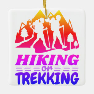 Ornamento De Cerâmica Caminho ou Trekking
