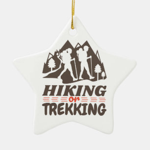 Ornamento De Cerâmica Caminho ou Trekking