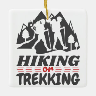 Ornamento De Cerâmica Caminho ou Trekking