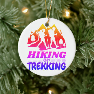 Ornamento De Cerâmica Caminho ou Trekking