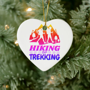Ornamento De Cerâmica Caminho ou Trekking
