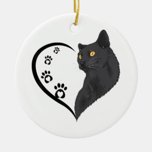 Ornamento De Cerâmica Camisa de Gato Camisas de Gato Para Mulheres Menin