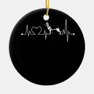 Ornamento De Cerâmica Camisa de pulsação do german shepherd T