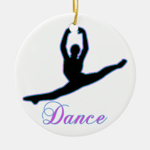 Ornamento De Cerâmica Camisas da DANÇA T & presentes do iPhone
