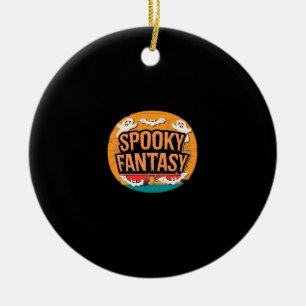 Ornamento De Cerâmica Camiseta Clássica da Orquestra de Halloween