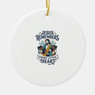 Ornamento De Cerâmica Camiseta de conforto e cura de aborto Jesus Inspir