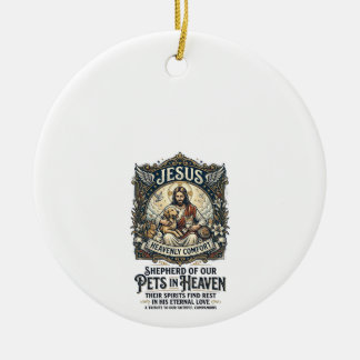 Ornamento De Cerâmica Camiseta de Lembrança do Memorial de Jesus Pet Cri