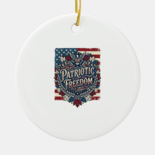 Ornamento De Cerâmica Camiseta Gráfica Vetorial de Folhas de Outono Patr