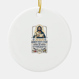 Ornamento De Cerâmica Camiseta Nerd Idiomas Bíblia Jesus Hebraico Grego